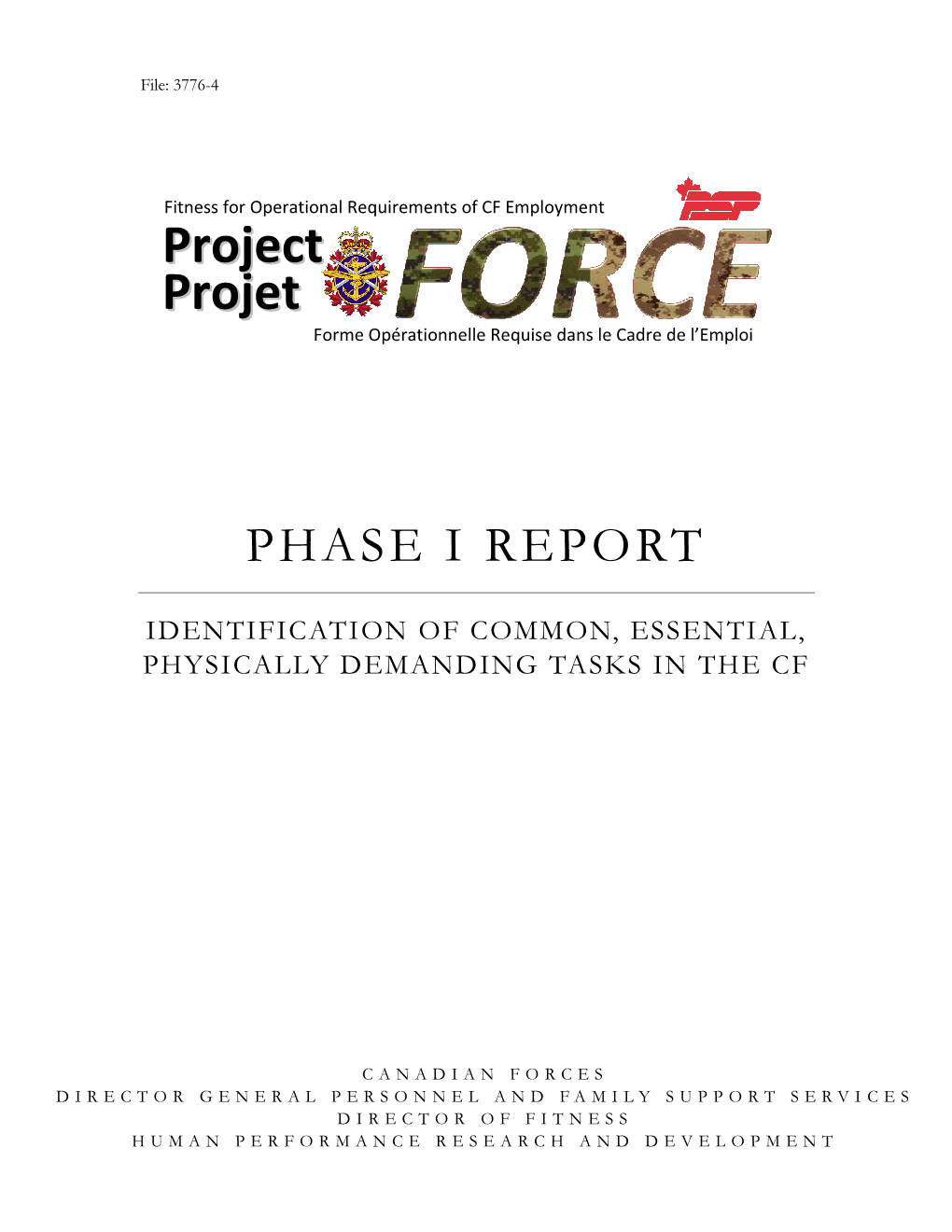 Project Force 154 Appendix E: Sample of Post Operation Survey and Follow -Up Interview Form 169 Appendix F: Biographies of Triage Group Participants 180