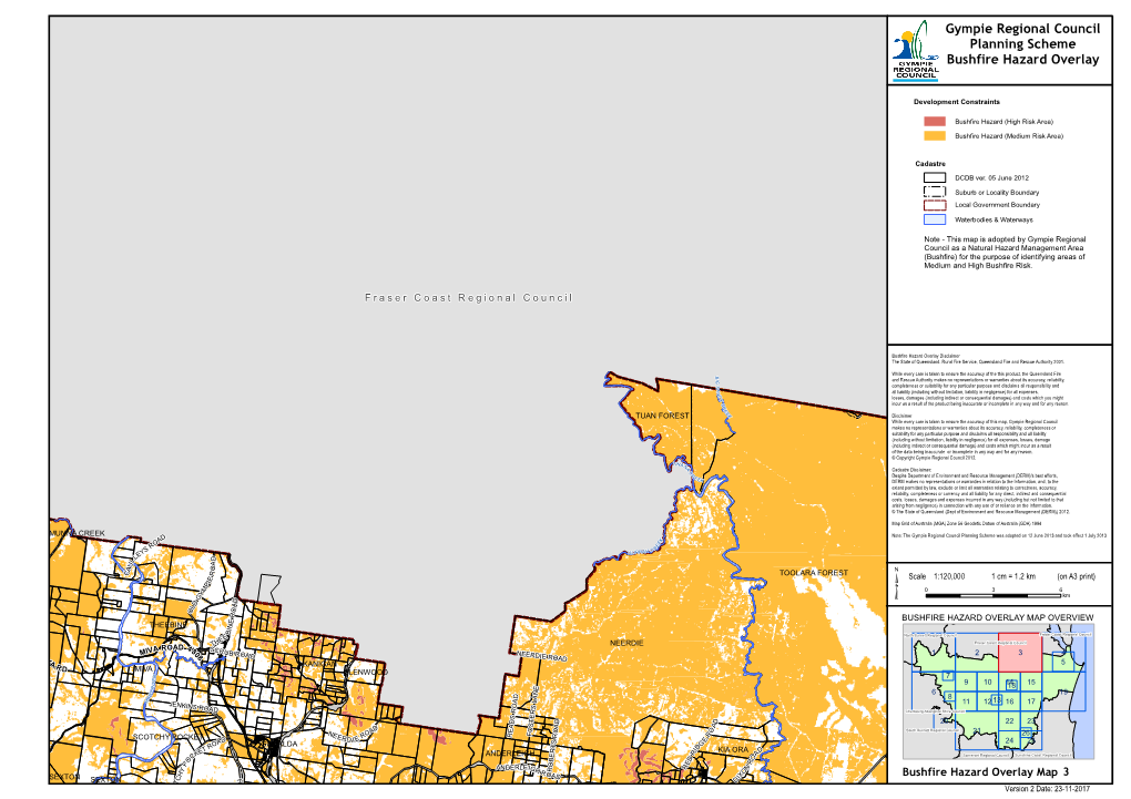 Gympie Regional Council Planning Scheme Bushfire Hazard Overlay