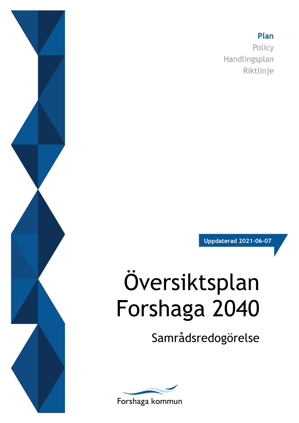 Översiktsplan Forshaga 2040 Samrådsredogörelse