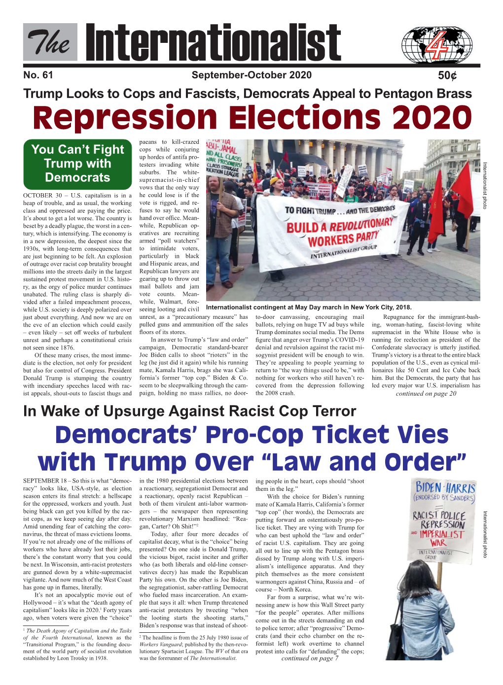 Repression Elections 2020