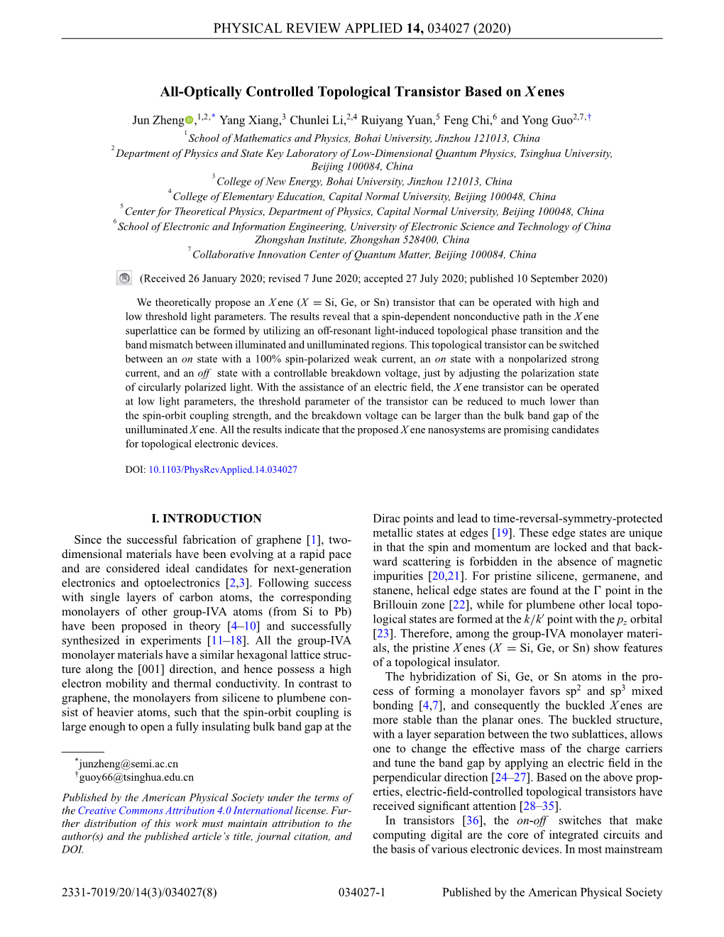 All-Optically Controlled Topological Transistor Based on Xenes