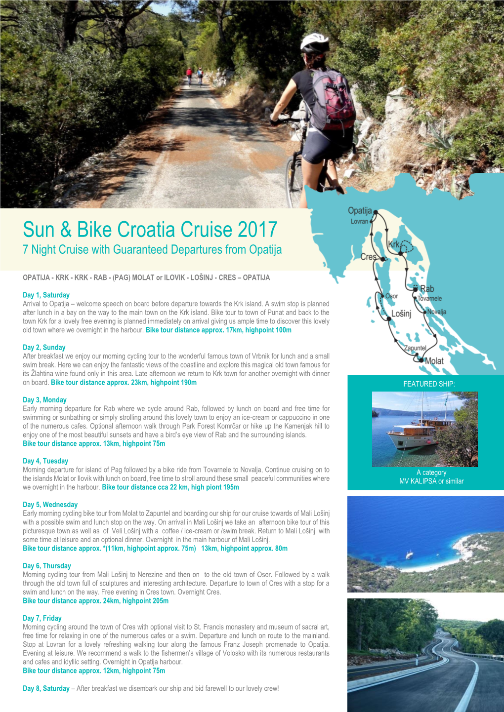 Sun & Bike Croatia Cruise 2017