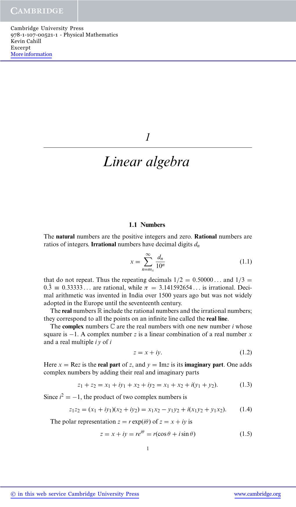 Linear Algebra