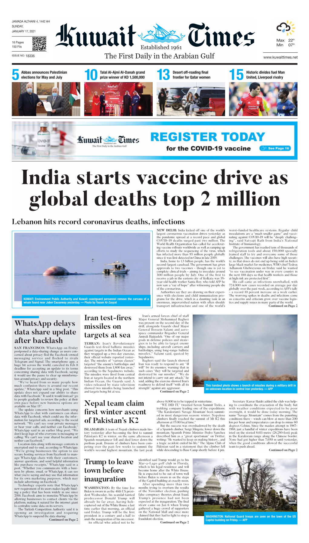 India Starts Vaccine Drive As Global Deaths Top 2 Million