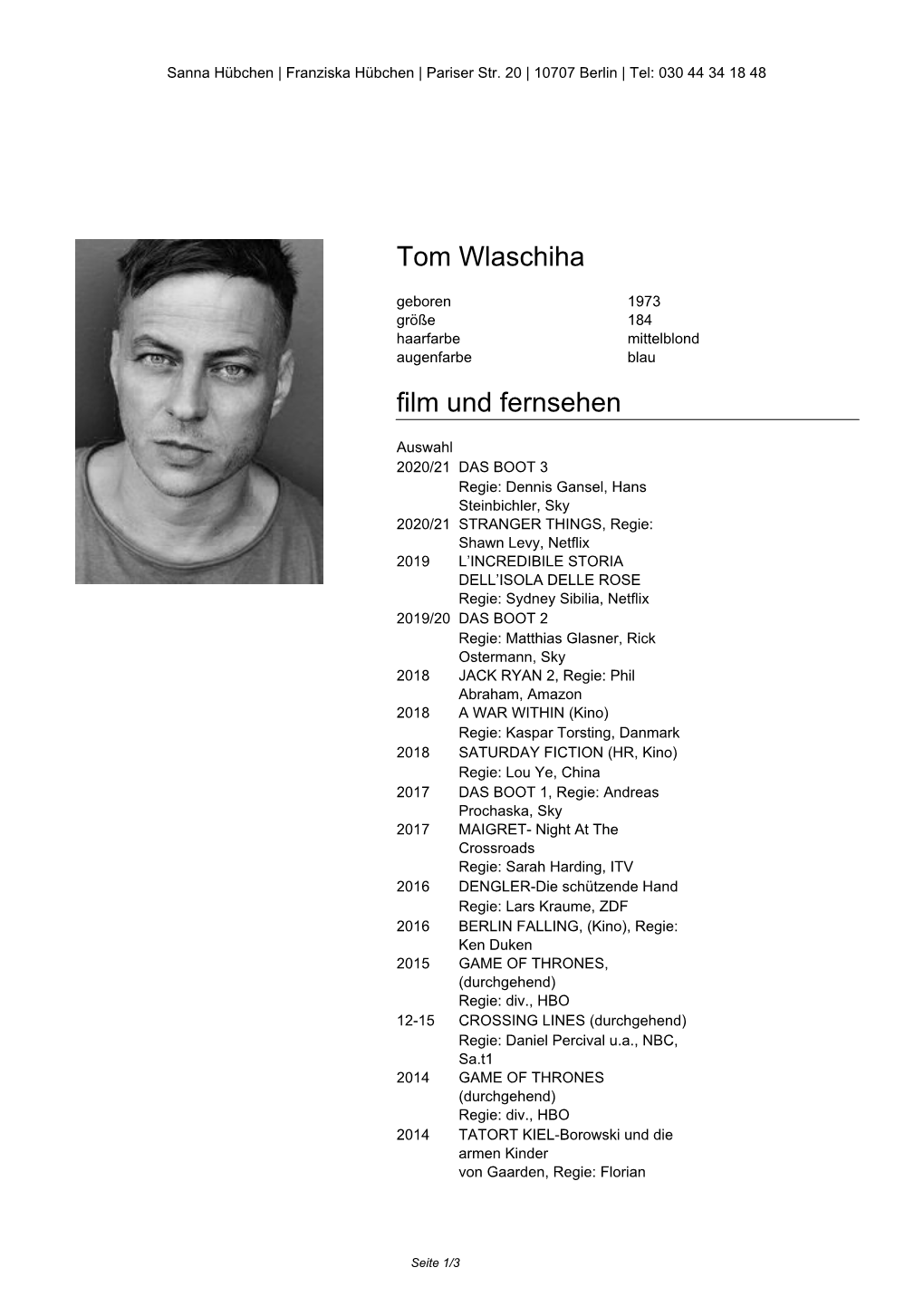 Tom Wlaschiha