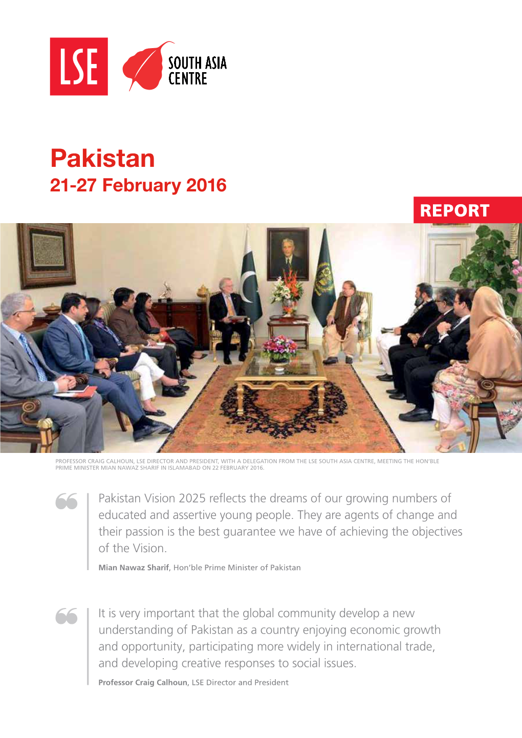 Pakistan 21-27 February 2016 REPORT