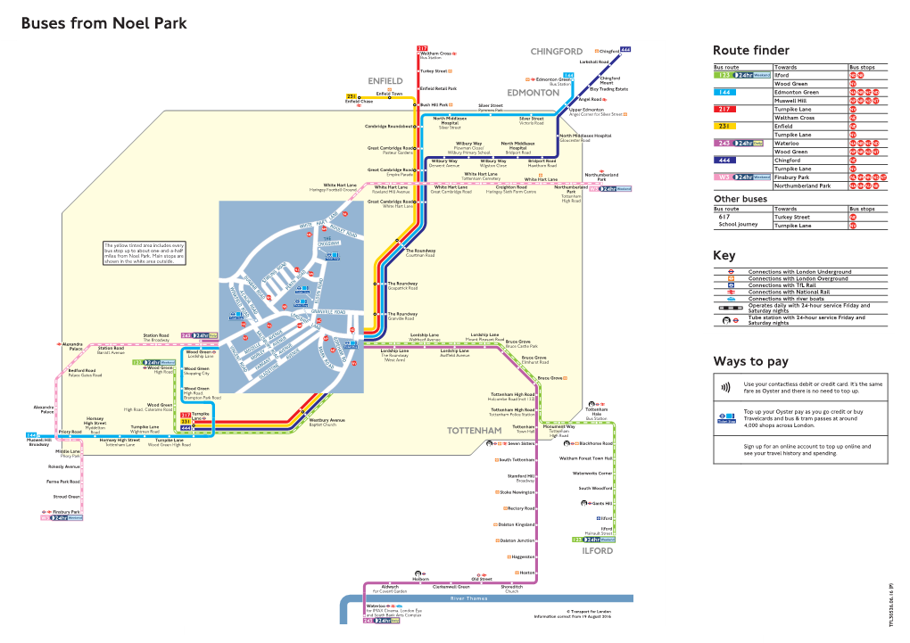 Buses from Noel Park