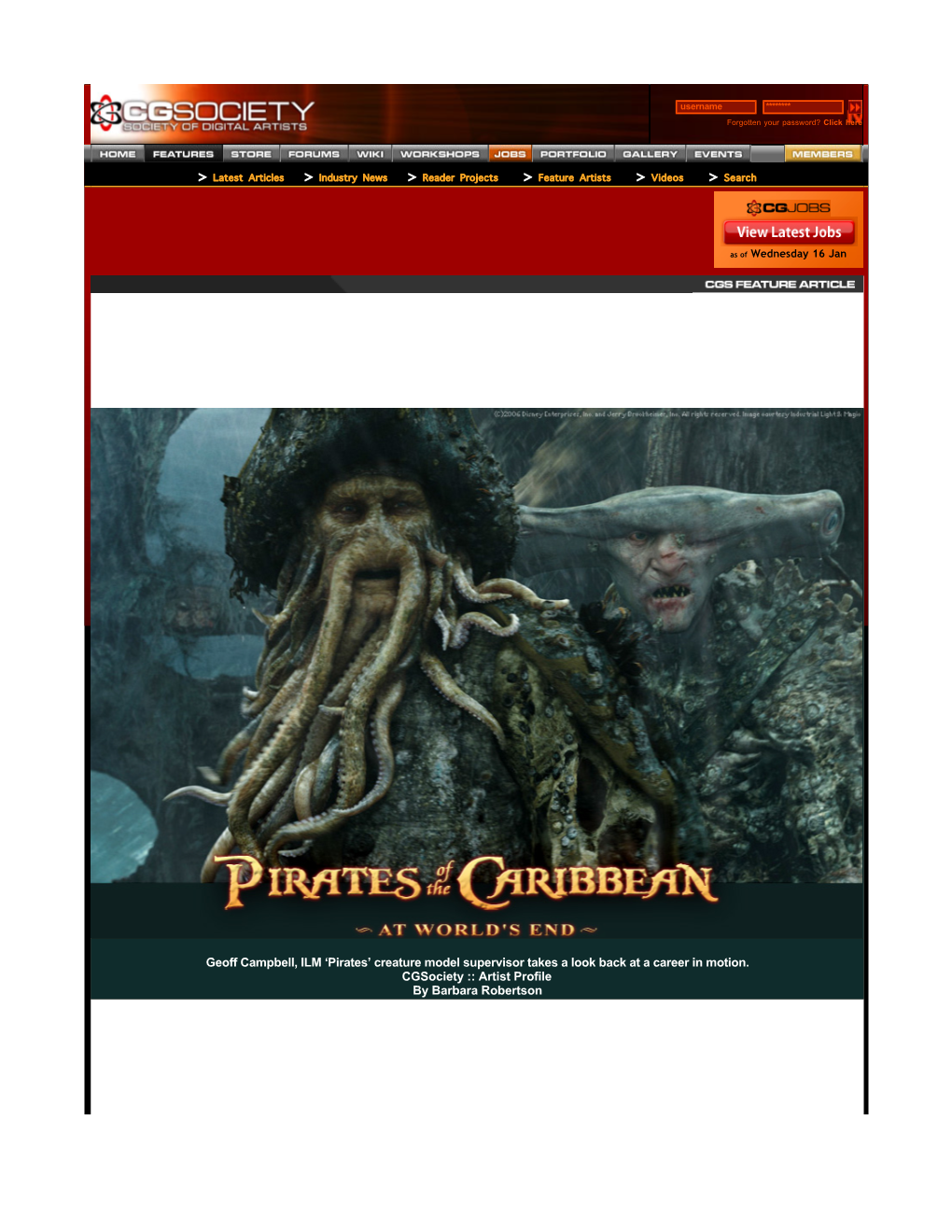 'Pirates of the Caribbean at World's End'