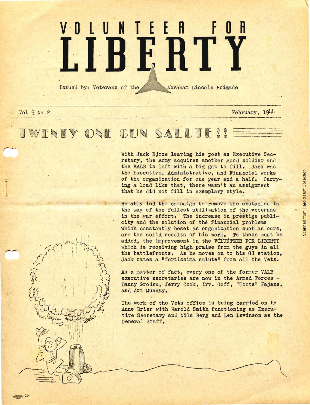 Volunteer for Liberty Vol 5 No 2 February 1944