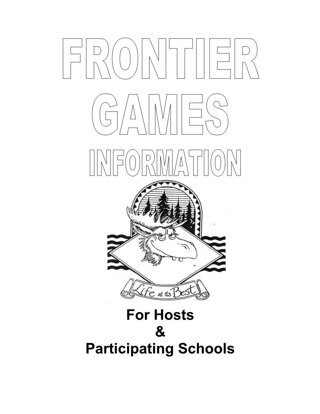 Frontier Games Information Handout