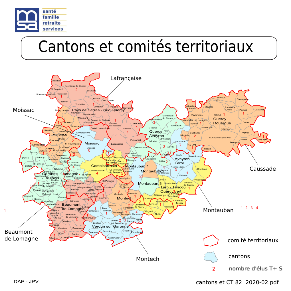 Cantons Et Comités Territoriaux