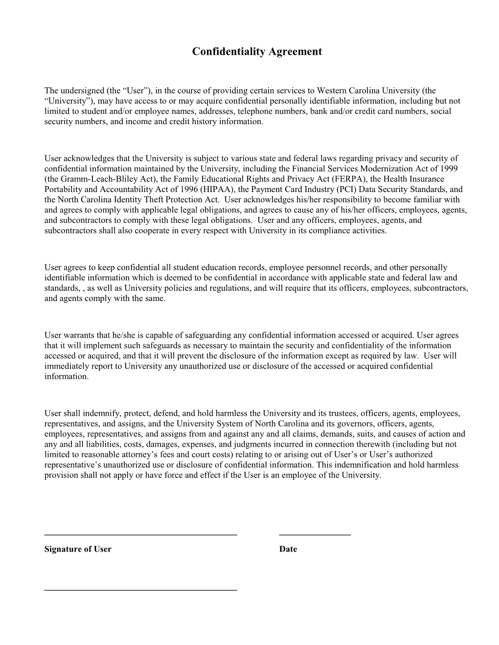 Confidentiality Agreement s1