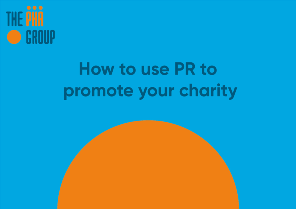 How to Use PR to Promote Your Charity Download