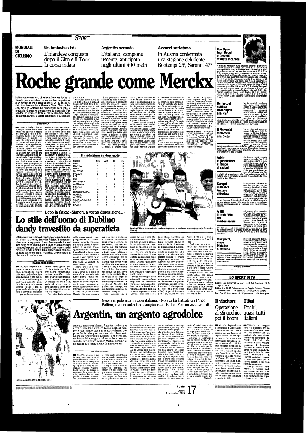Roche Grande Come Merckx