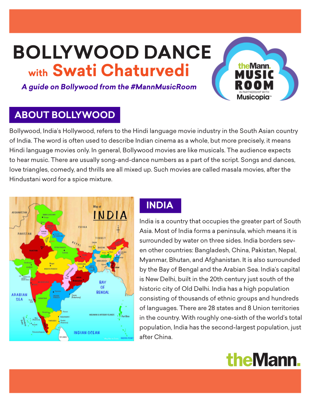 BOLLYWOOD DANCE with Swati Chaturvedi a Guide on Bollywood from the #Mannmusicroom