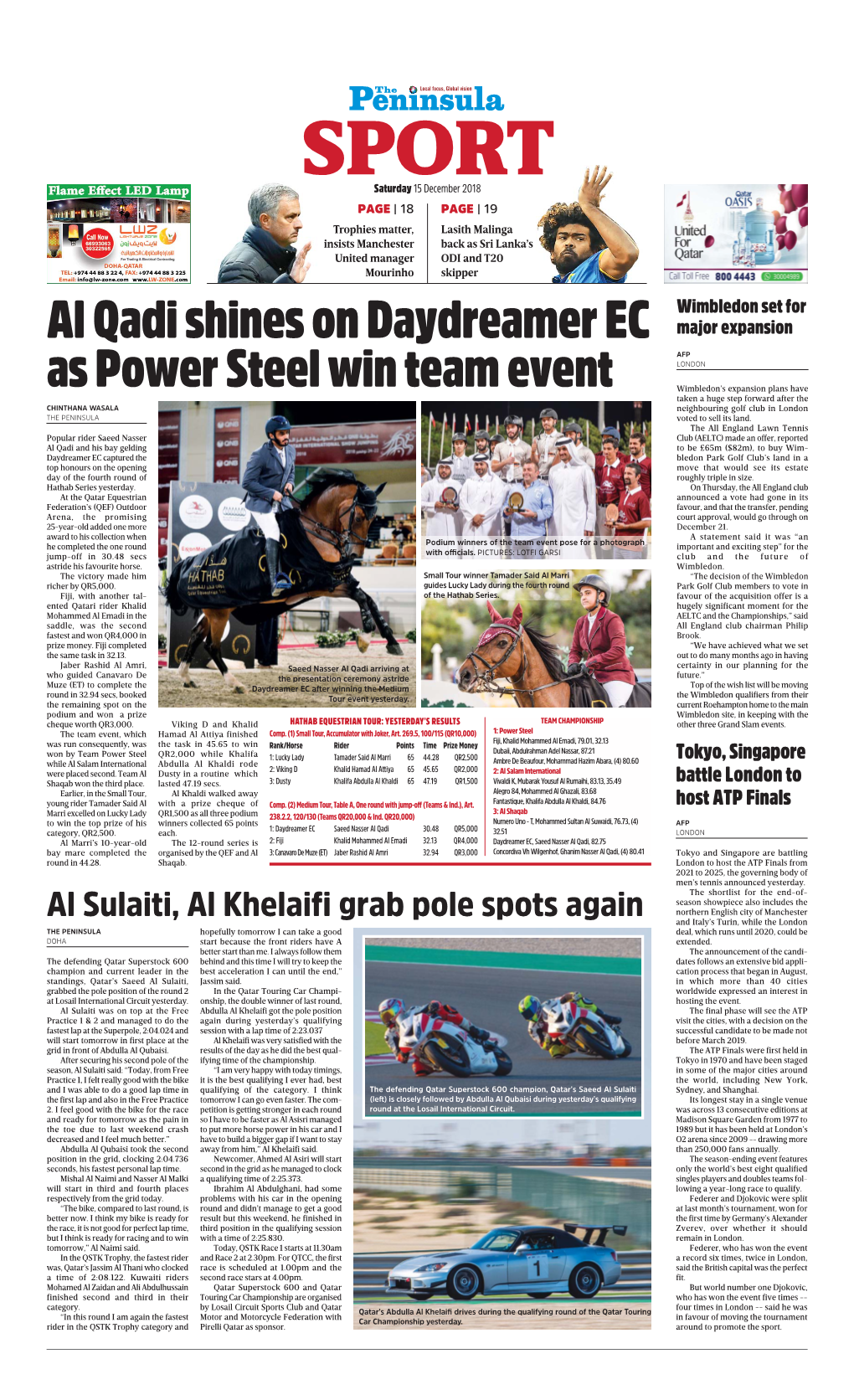 Al Qadi Shines on Daydreamer EC As Power Steel Win Team Event