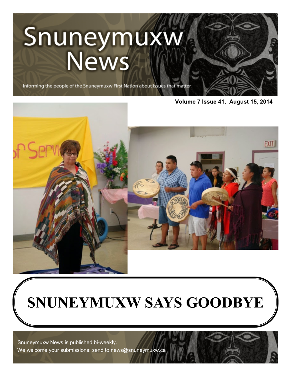 Snuneymuxw Says Goodbye