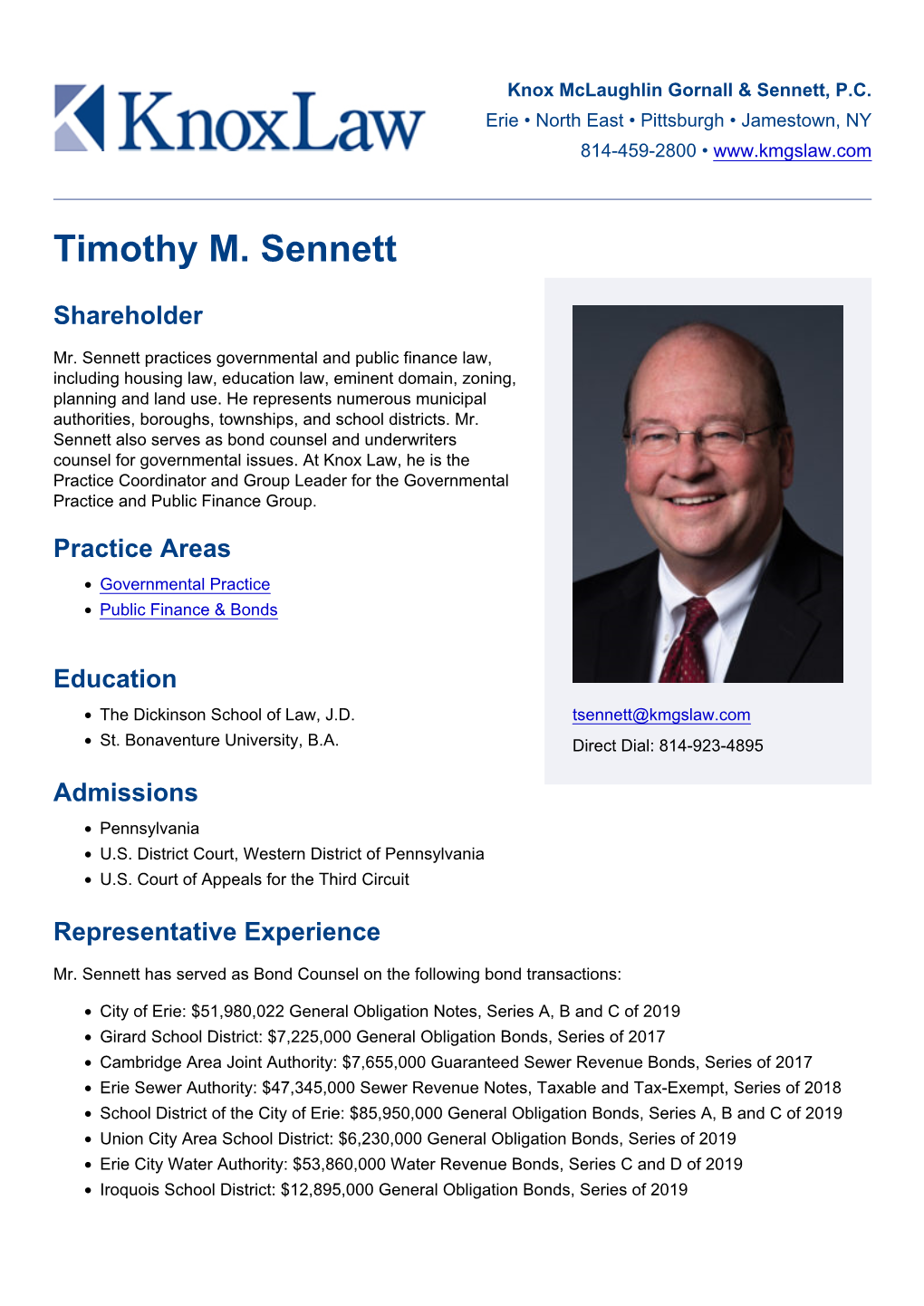 Timothy M. Sennett