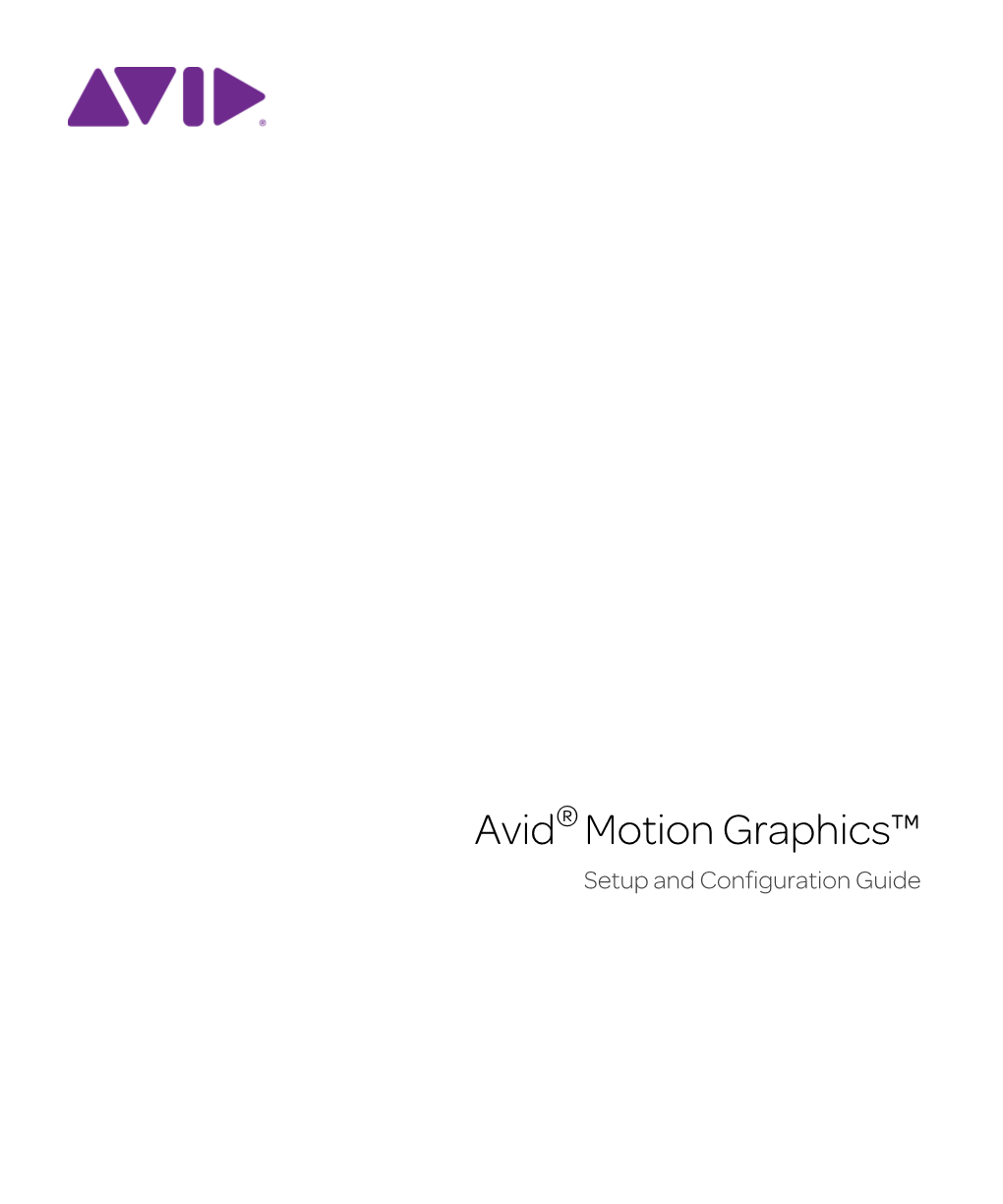 Avid Motion Graphics™