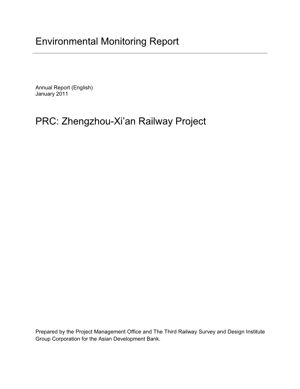Zhengzhou-Xi'an Railway Project