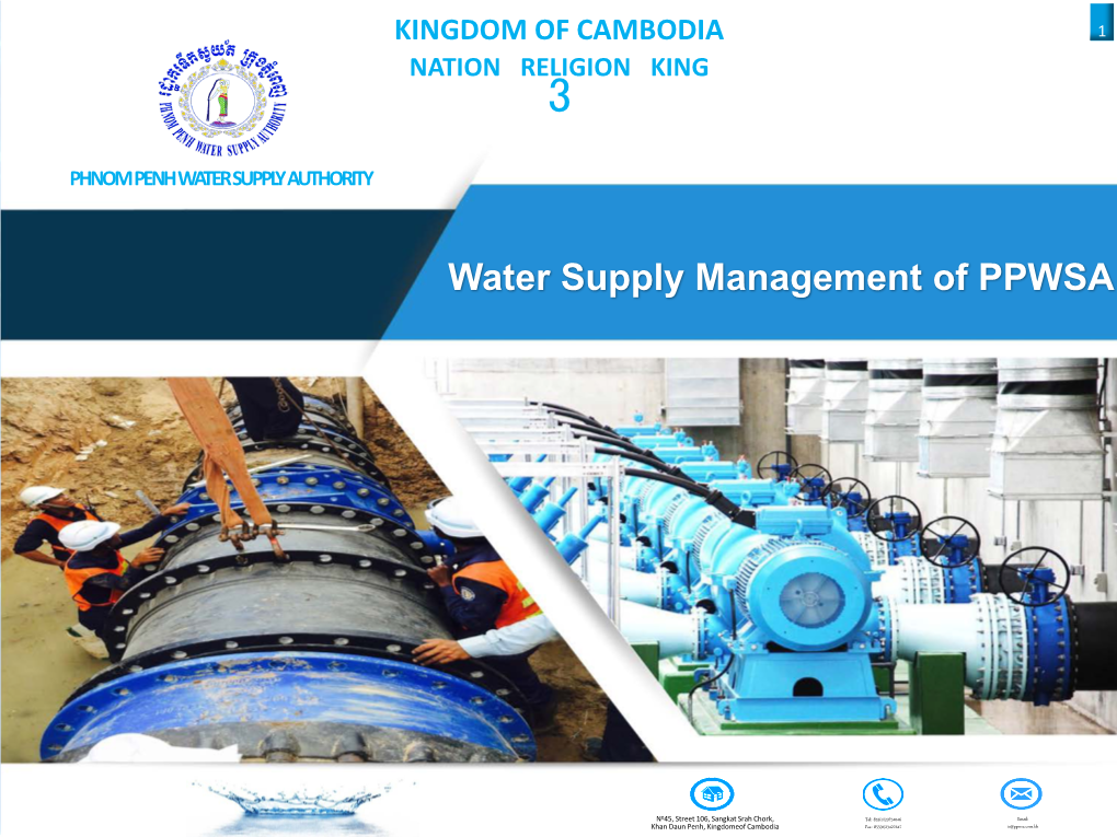 Water Supply Management of PPWSA