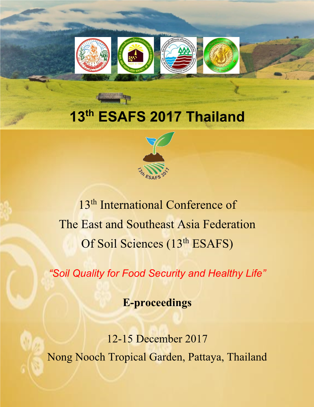 13 ESAFS 2017 Thailand