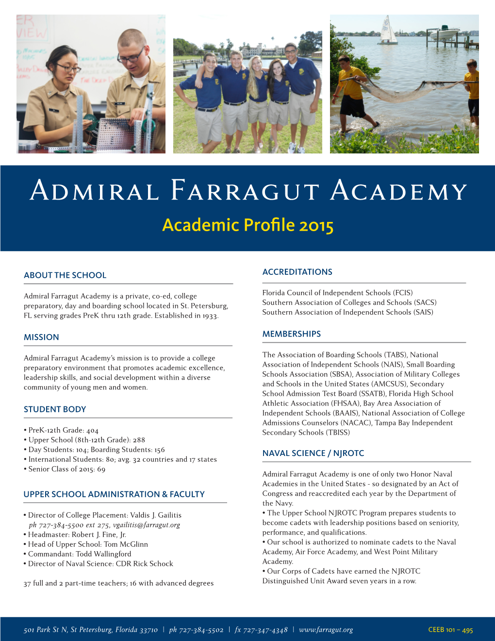 Academic Profile 2015