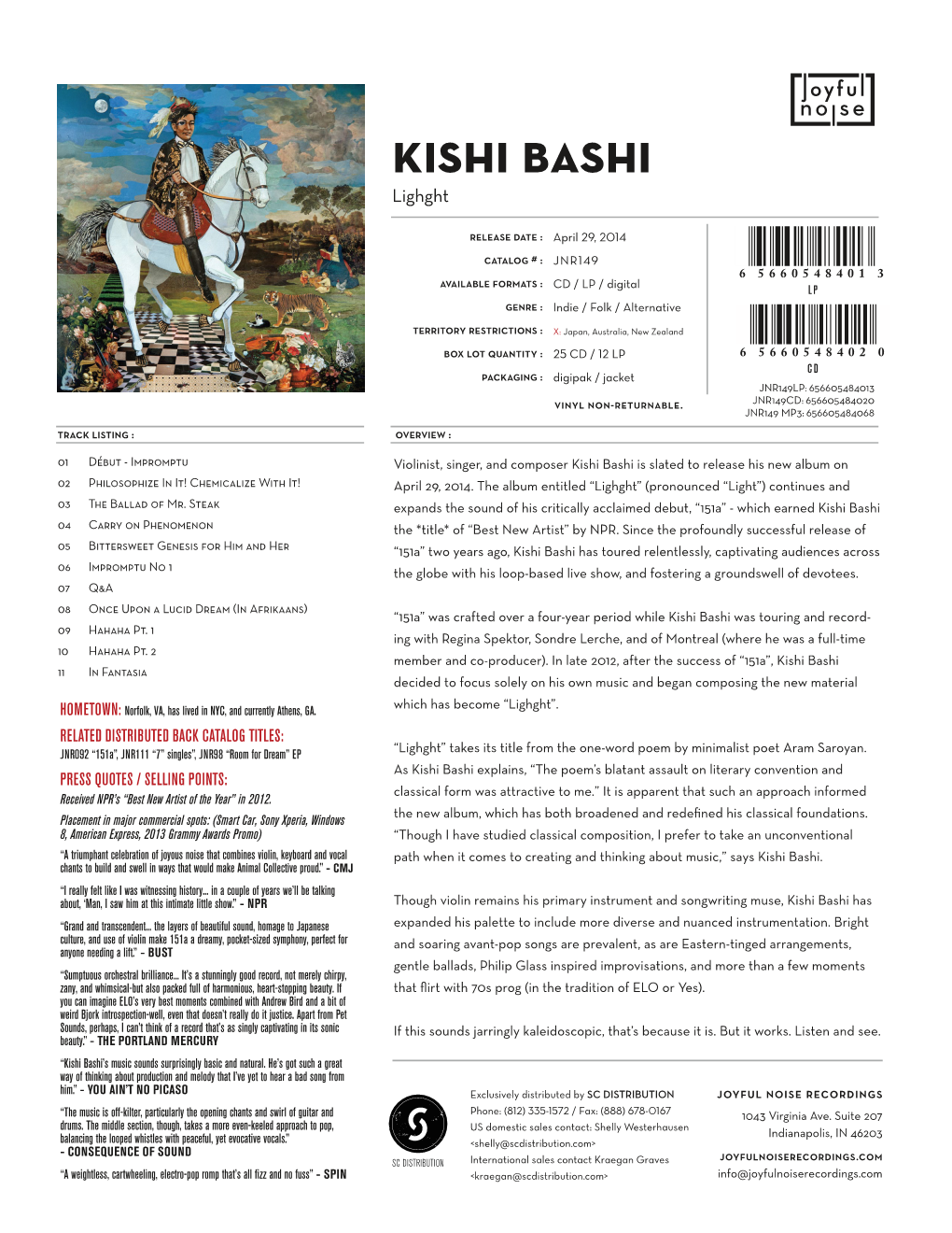 Kishi Bashi Lighght