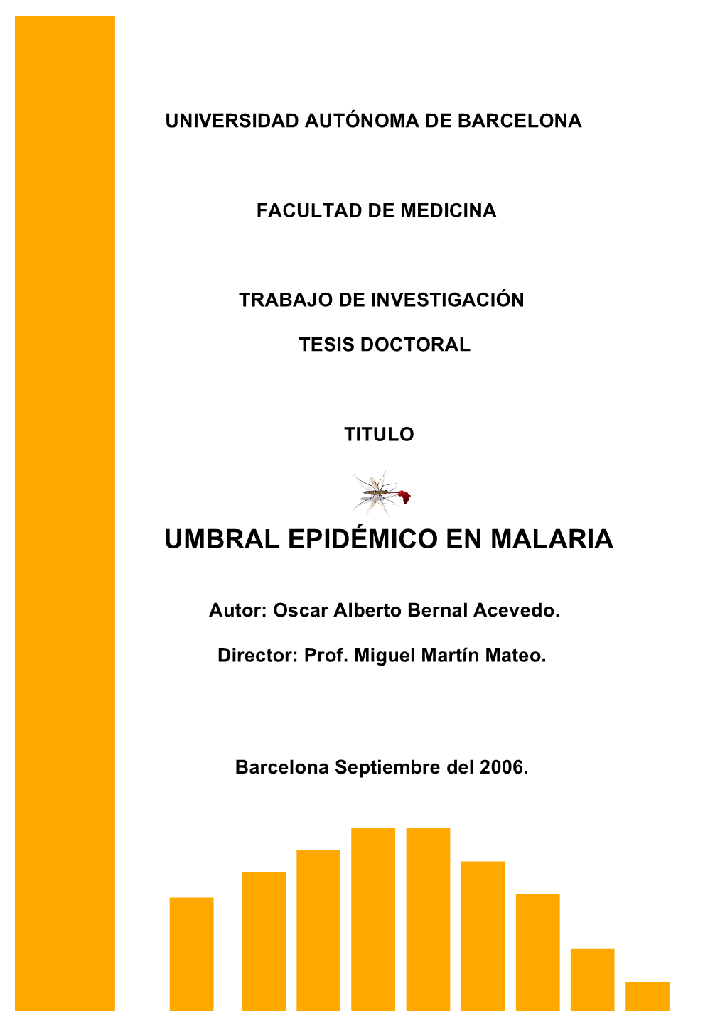 Umbral Epidémico En Malaria