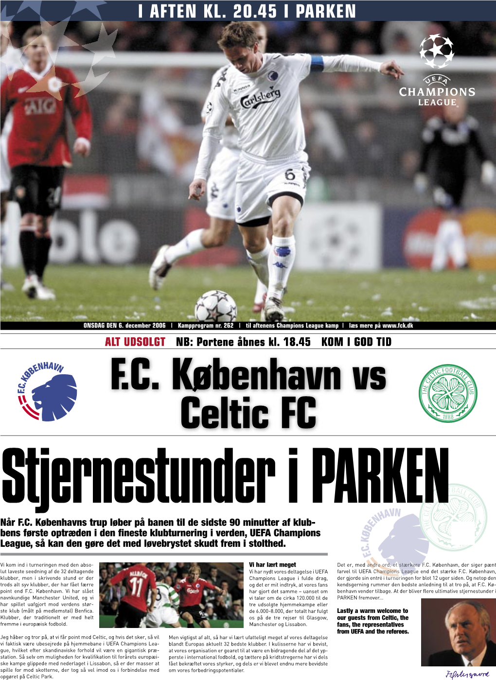 F.C. København Vs Celtic FC