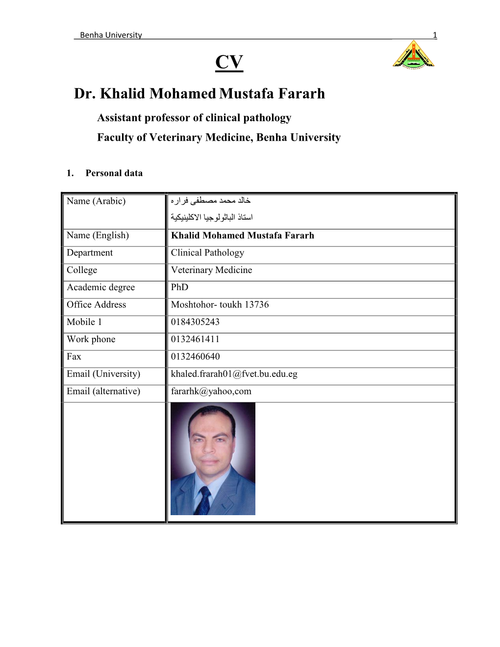 Dr. Khalid Mohamedmustafa Fararh