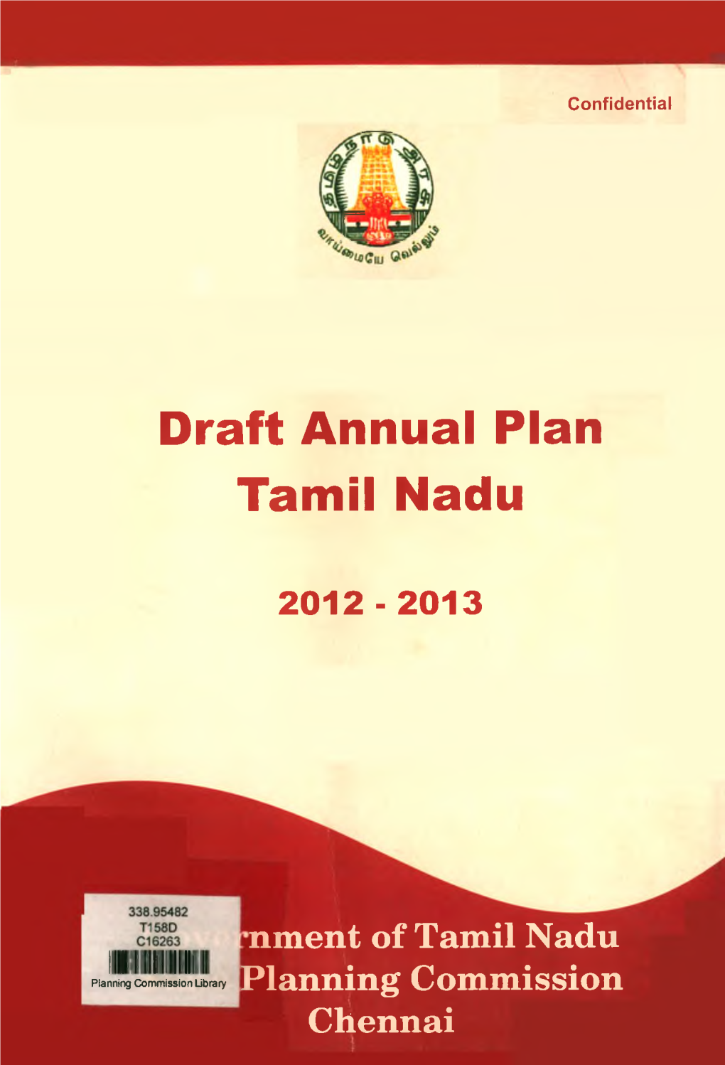 Draft Annual Plan Tamil Nadu