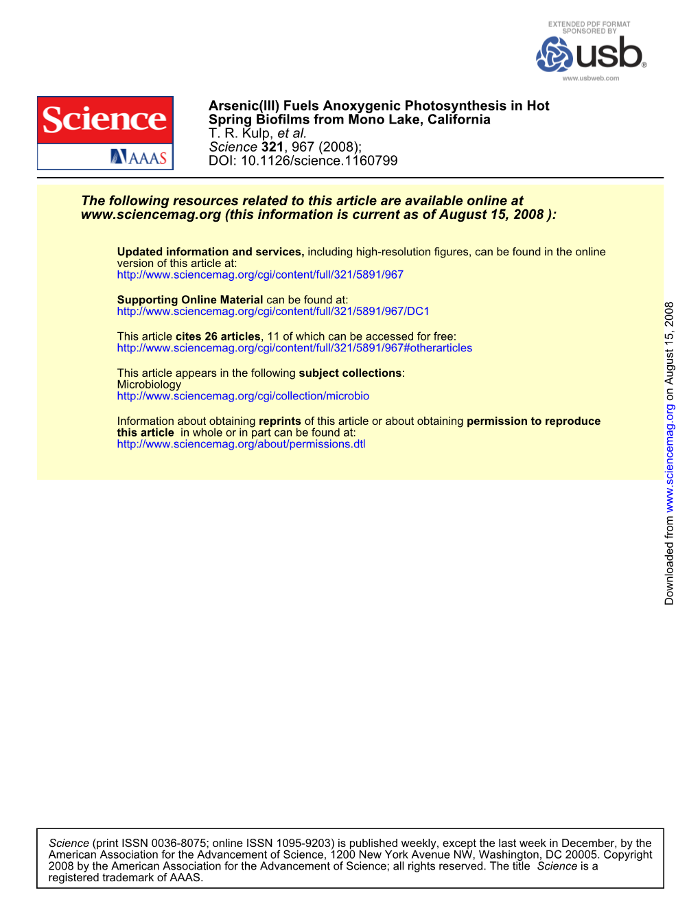 Science.As(III)Photosynthesis.2008