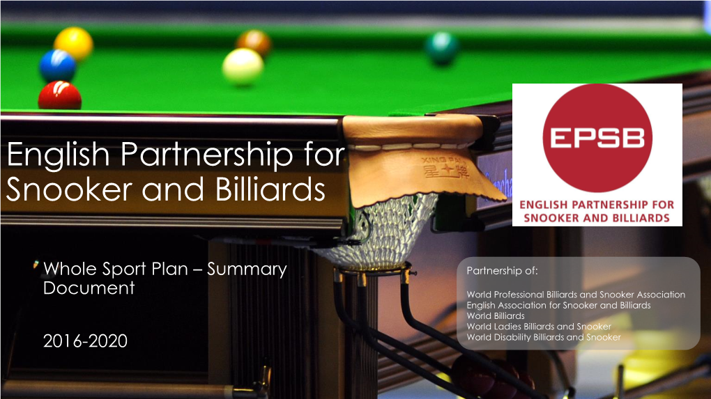 English Billiards and Snooker Partnership