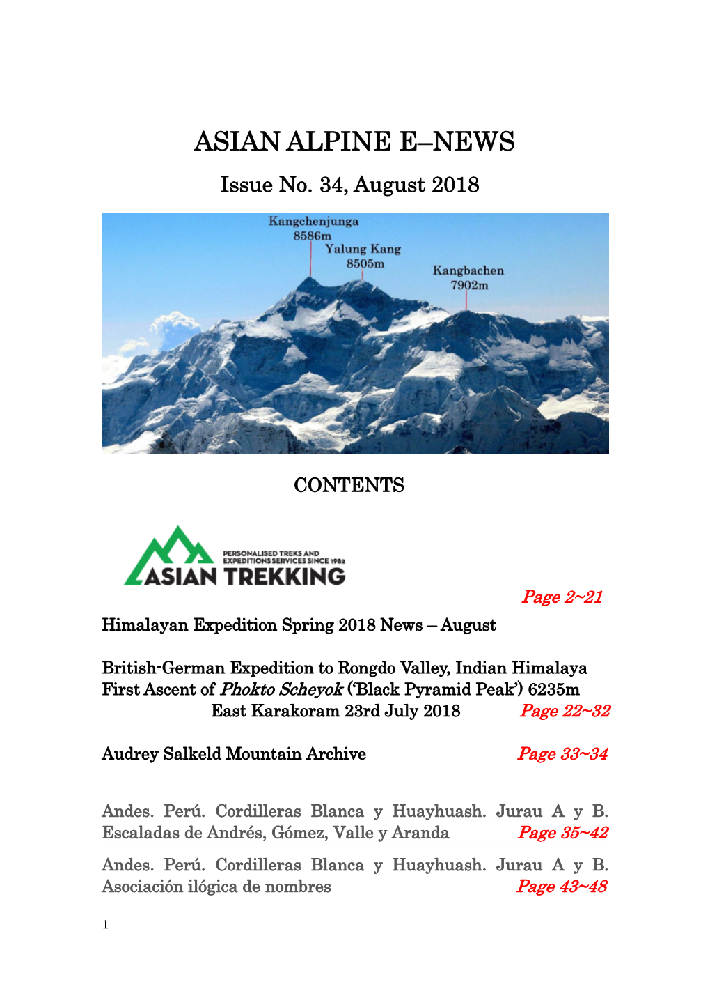 Asian Trekking's Mt. Everest Expedition: Eco Everest Expedition 2018