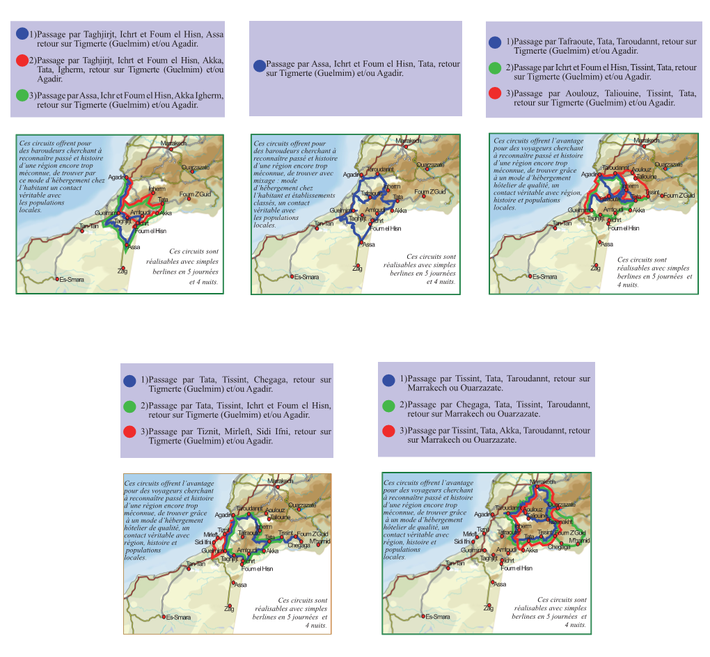 (Guelmim) Et/Ou Agadir. Passage Par Taghjirjt, Ichrt Et F