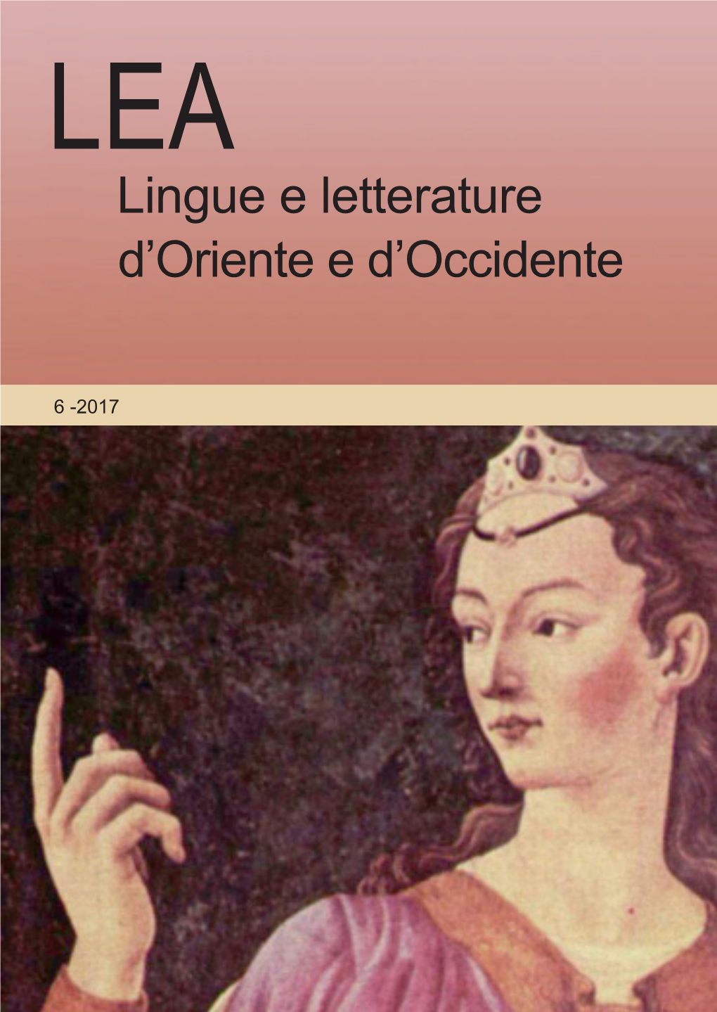 LEA Lingue E Letterature D'oriente E D'occidente