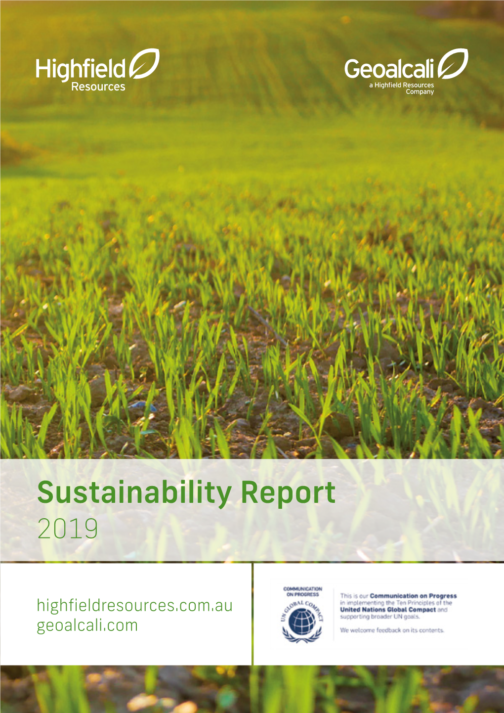 Sustainability Report 2019