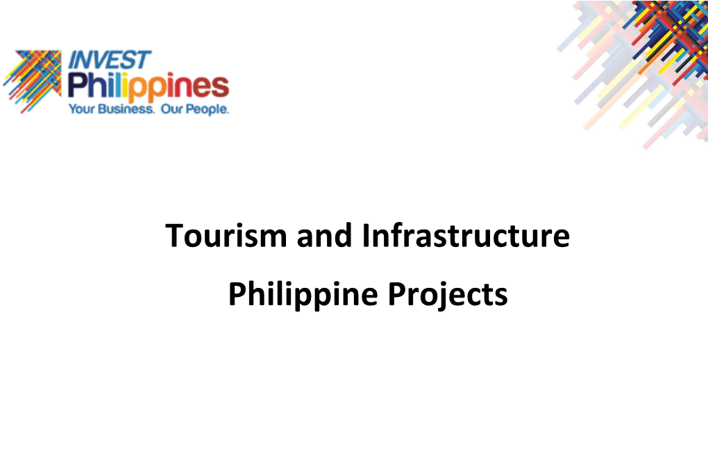 Tourism and Infrastructure Philippine Projects