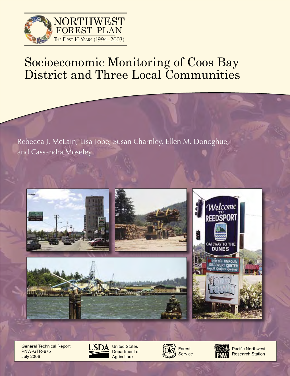 Socioeconomic Monitoring of Coos Bay District and Three Local Communities