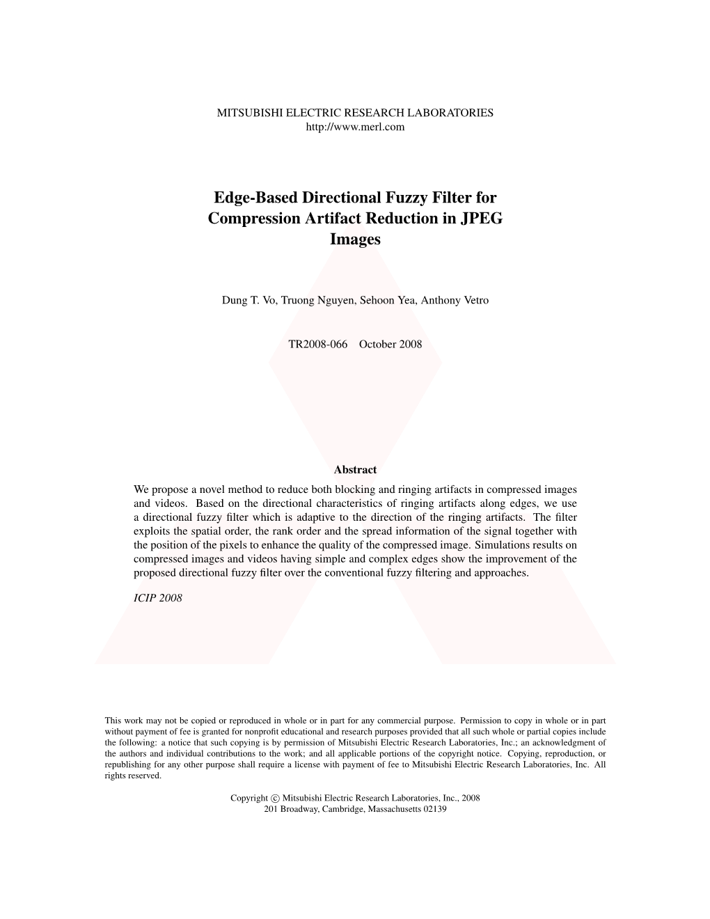 Edge-Based Directional Fuzzy Filter for Compression Artifact Reduction in JPEG Images