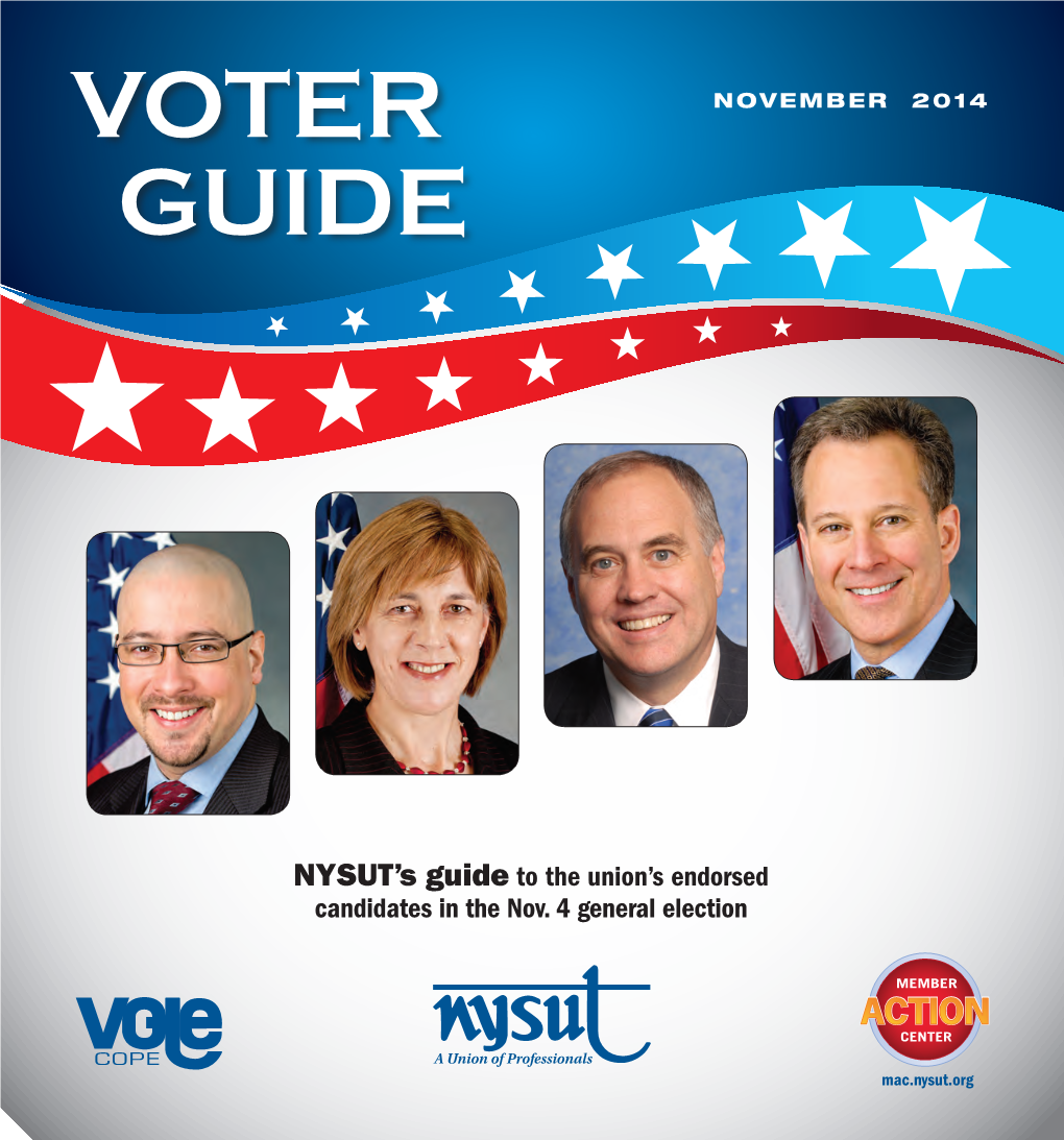 Voter Guide, So YOU Can Decide on Nov