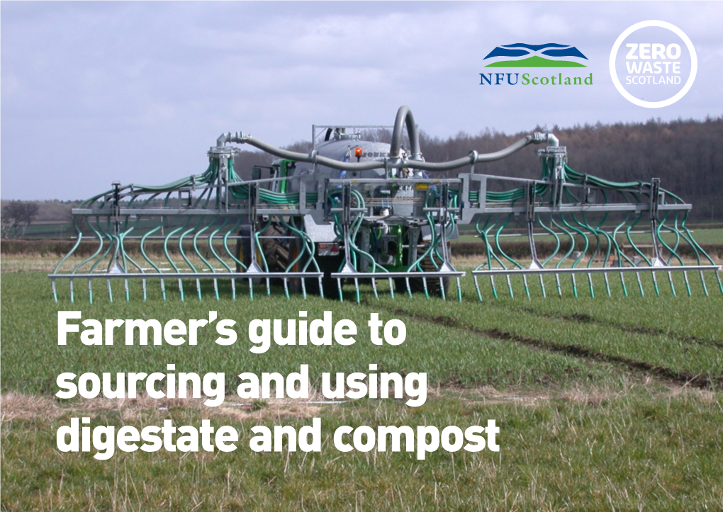 Farmer's Guide to Sourcing and Using Digestate and Compost