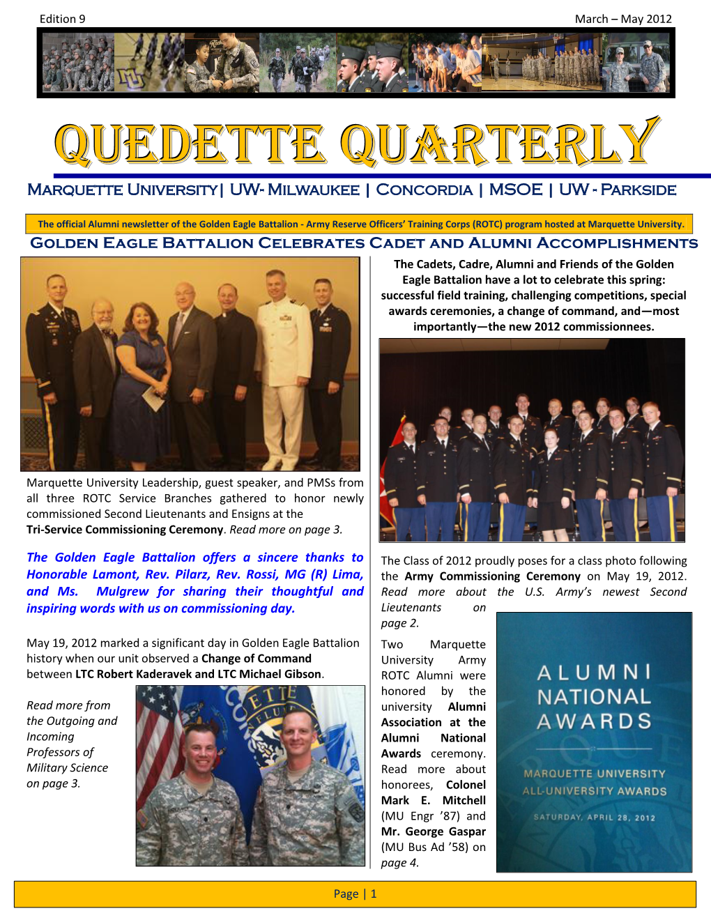 Quedette Quarterly
