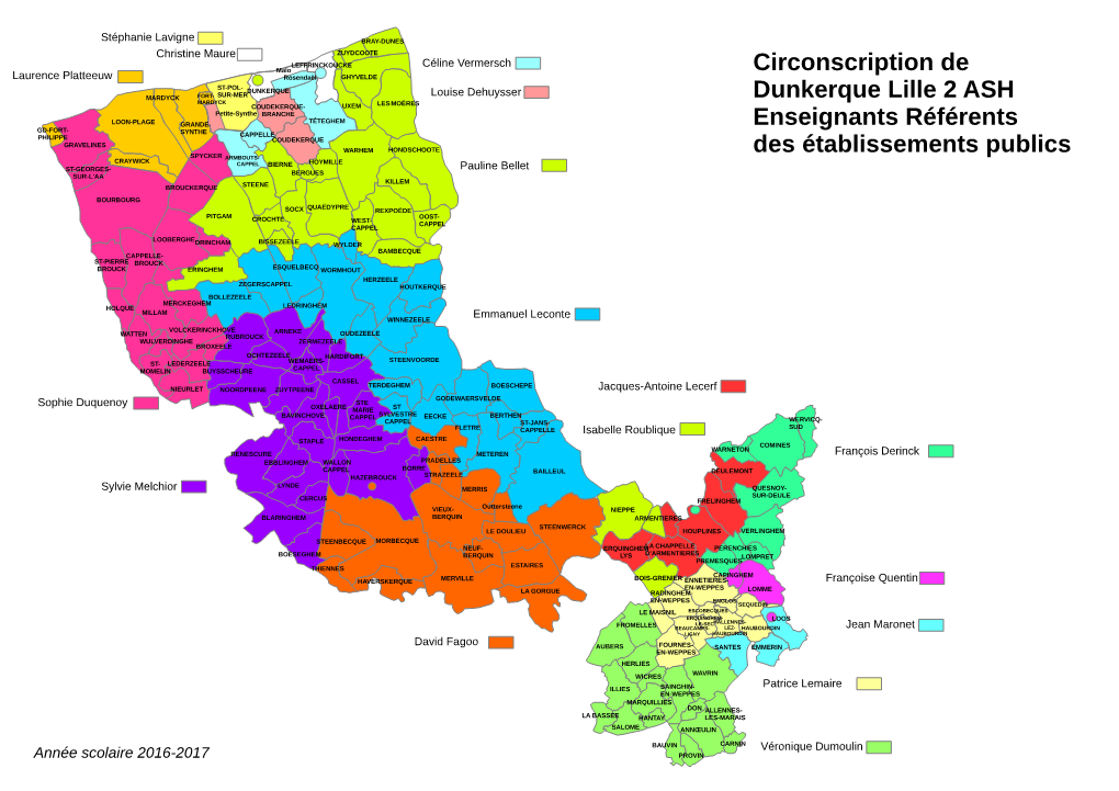 Circonscription De Dunkerque Lille 2 ASH Enseignants Référents Des