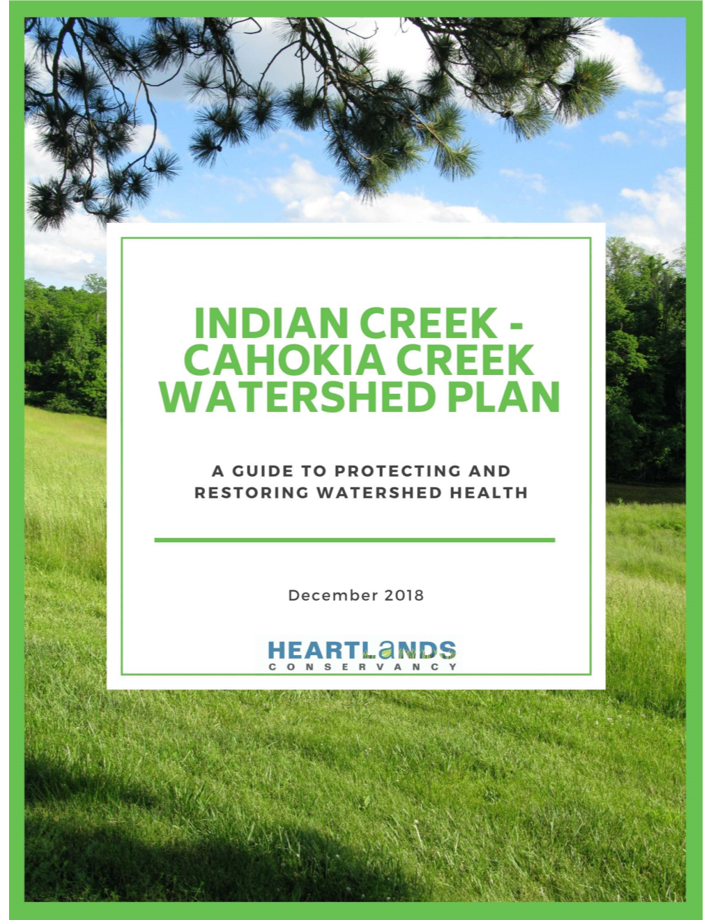 Indian-Cahokia Creek Watershed Plan