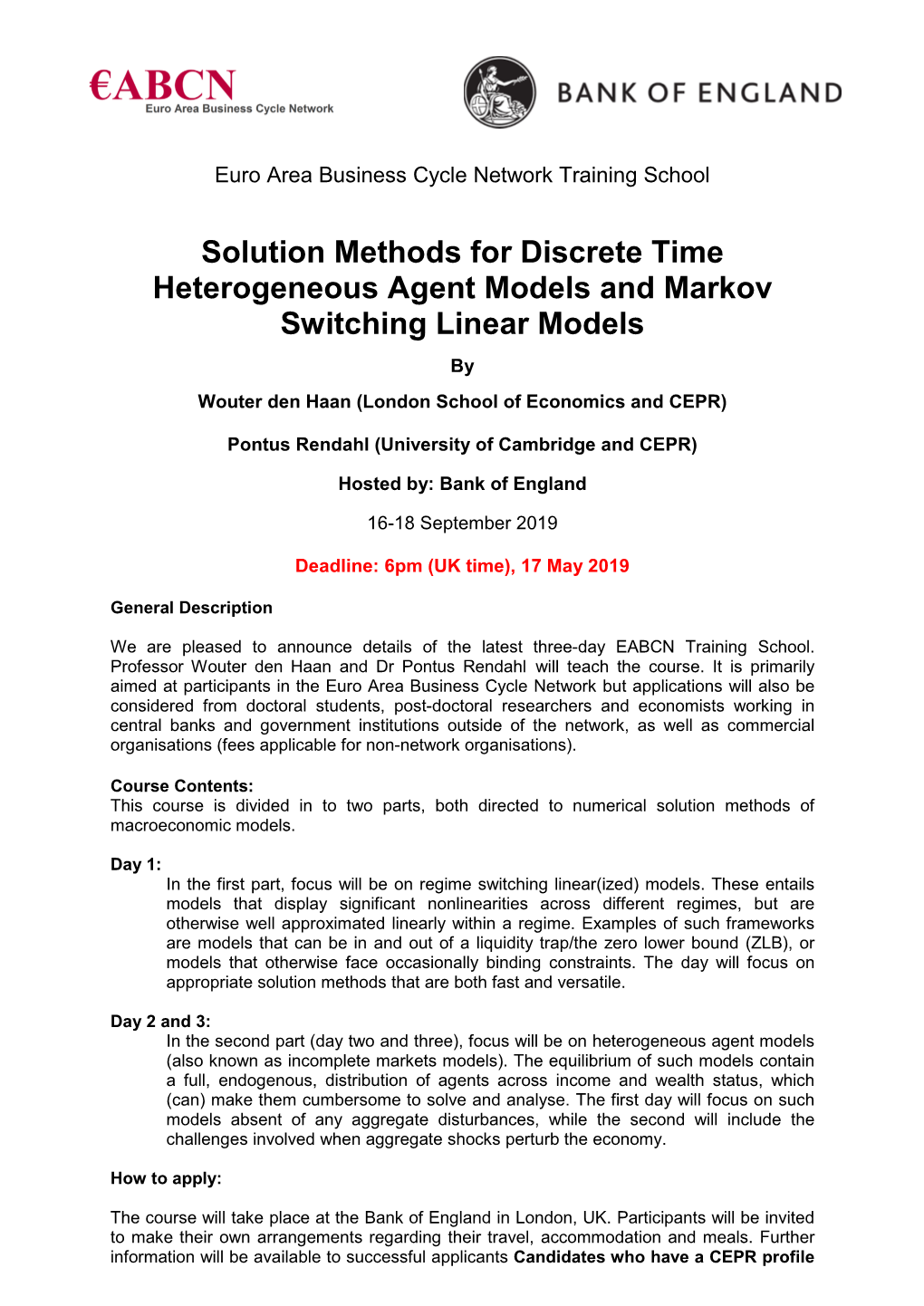 Solution Methods for Discrete Time Heterogeneous Agent Models and Markov Switching Linear Models