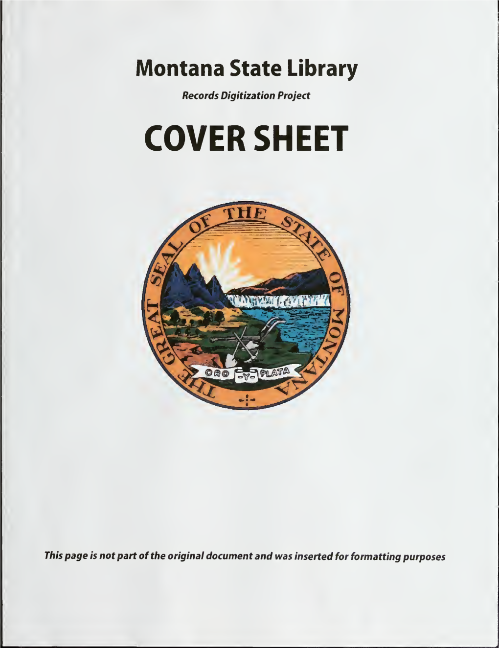 The Effect of Altered Streamflow on Fish of the Yellowstone and Tongue Rivers, Montana