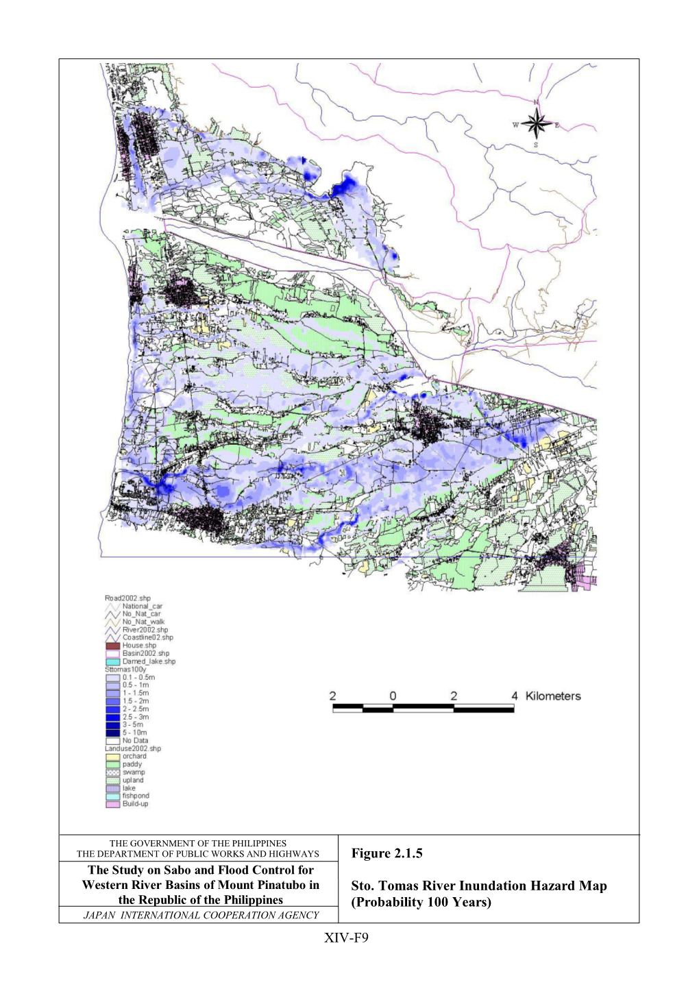 Figure 2.1.5 Sto. Tomas River Inundation Hazard