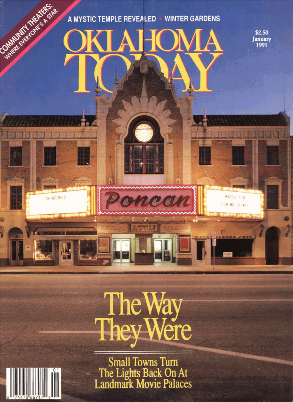 Oklahoma Today January-February 1991 Volume 41 No.1
